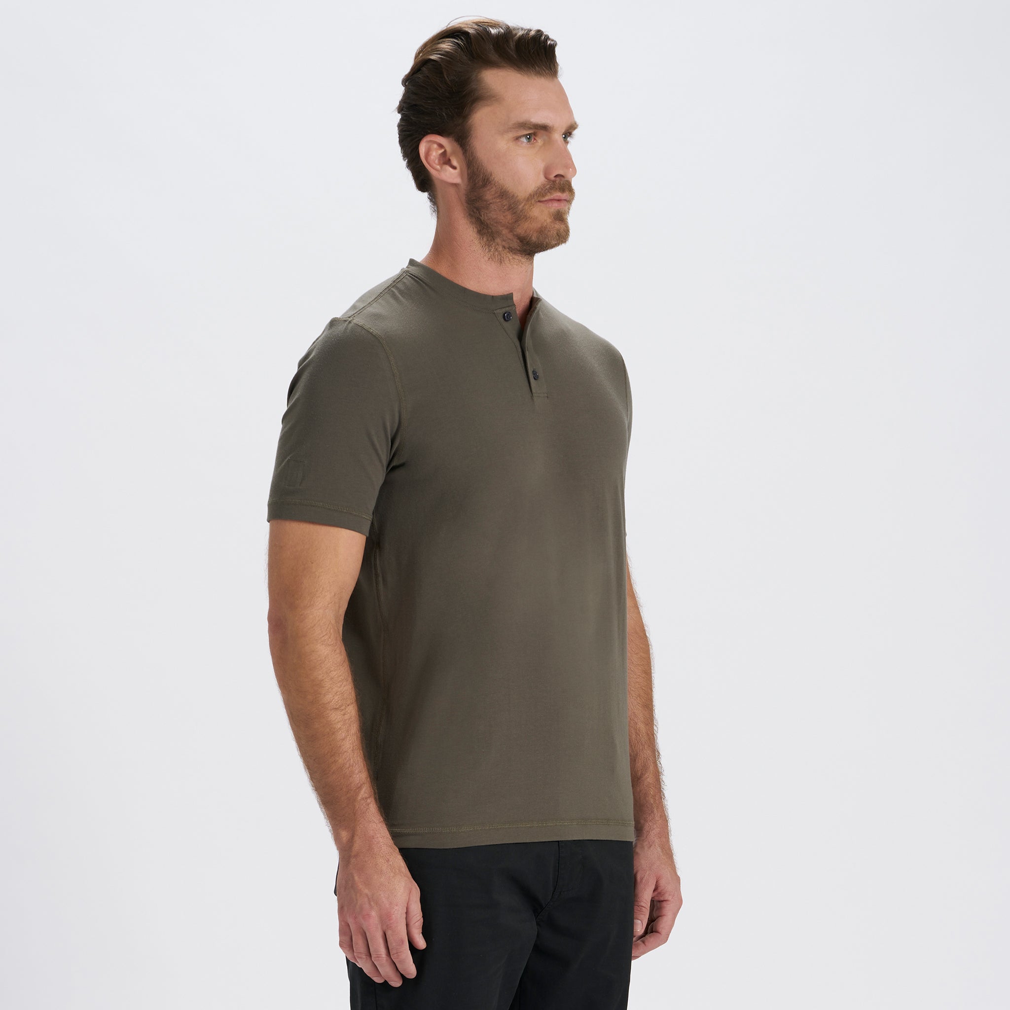 Short-Sleeve Tuvalu Henley | Oregano - Image 2