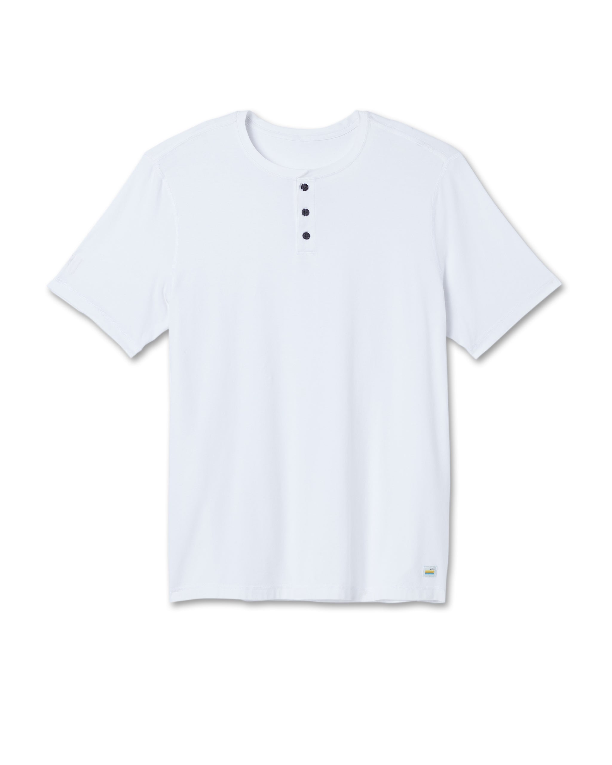 Short-Sleeve Tuvalu Henley | White - Image 4