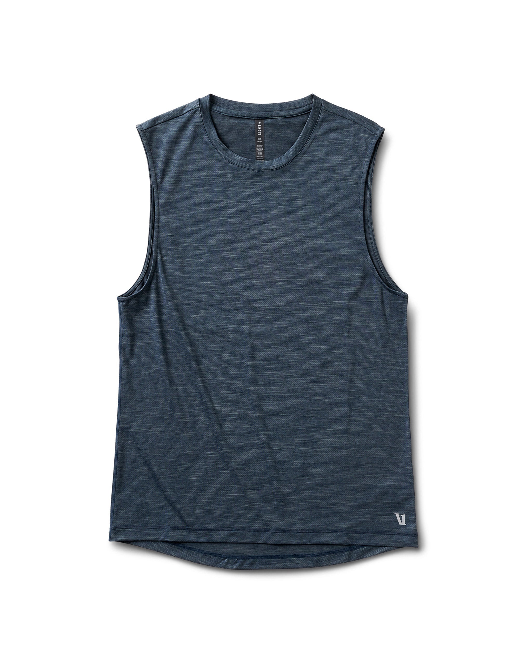Zephyr Muscle Tee | Indigo Heather - Image 5