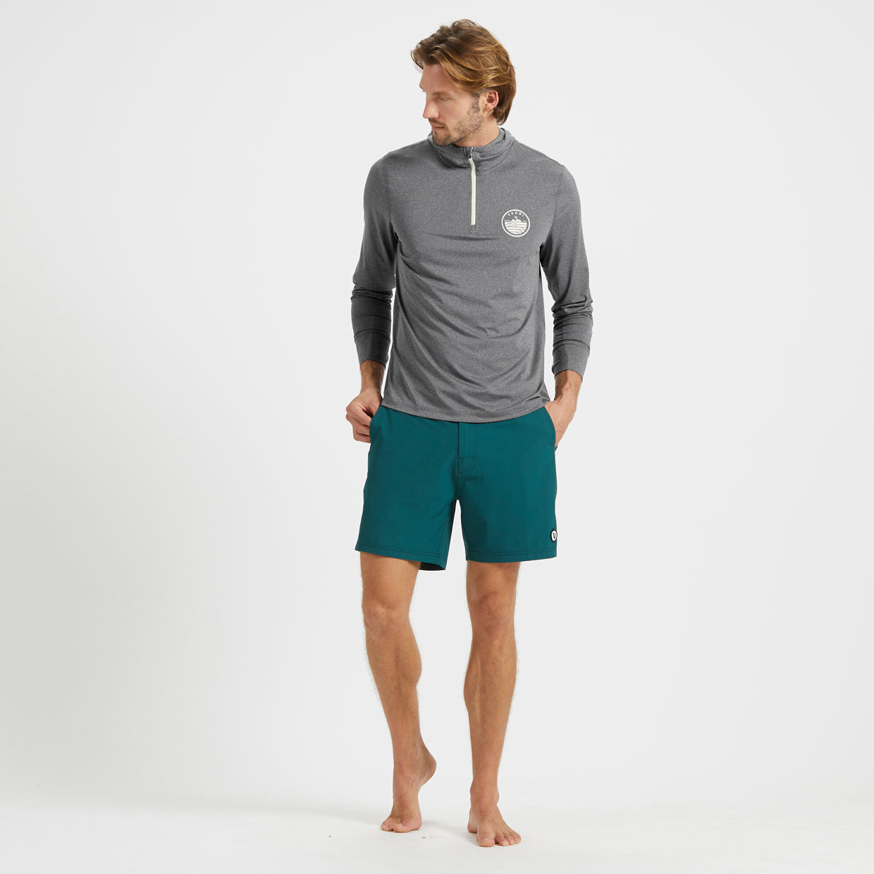 Uluwatu Water Hoodie | Charcoal Heather - Image 3