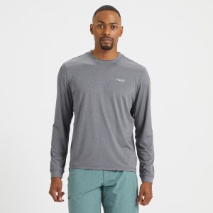 Long-Sleeve Uluwatu 2.0 Water Tee | Charcoal Heather