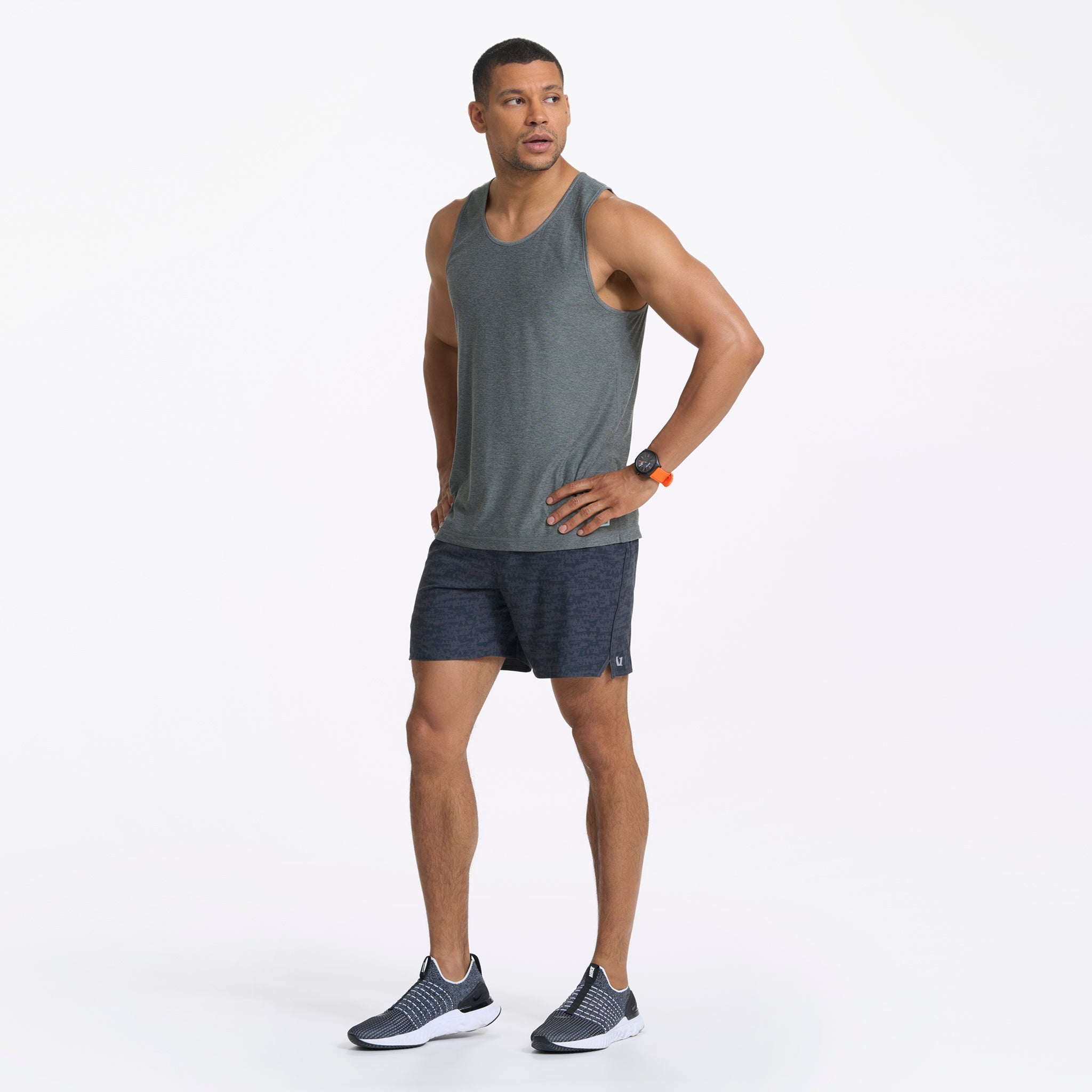 Strato Tech Tank | Dusty Pine Heather - Image 3