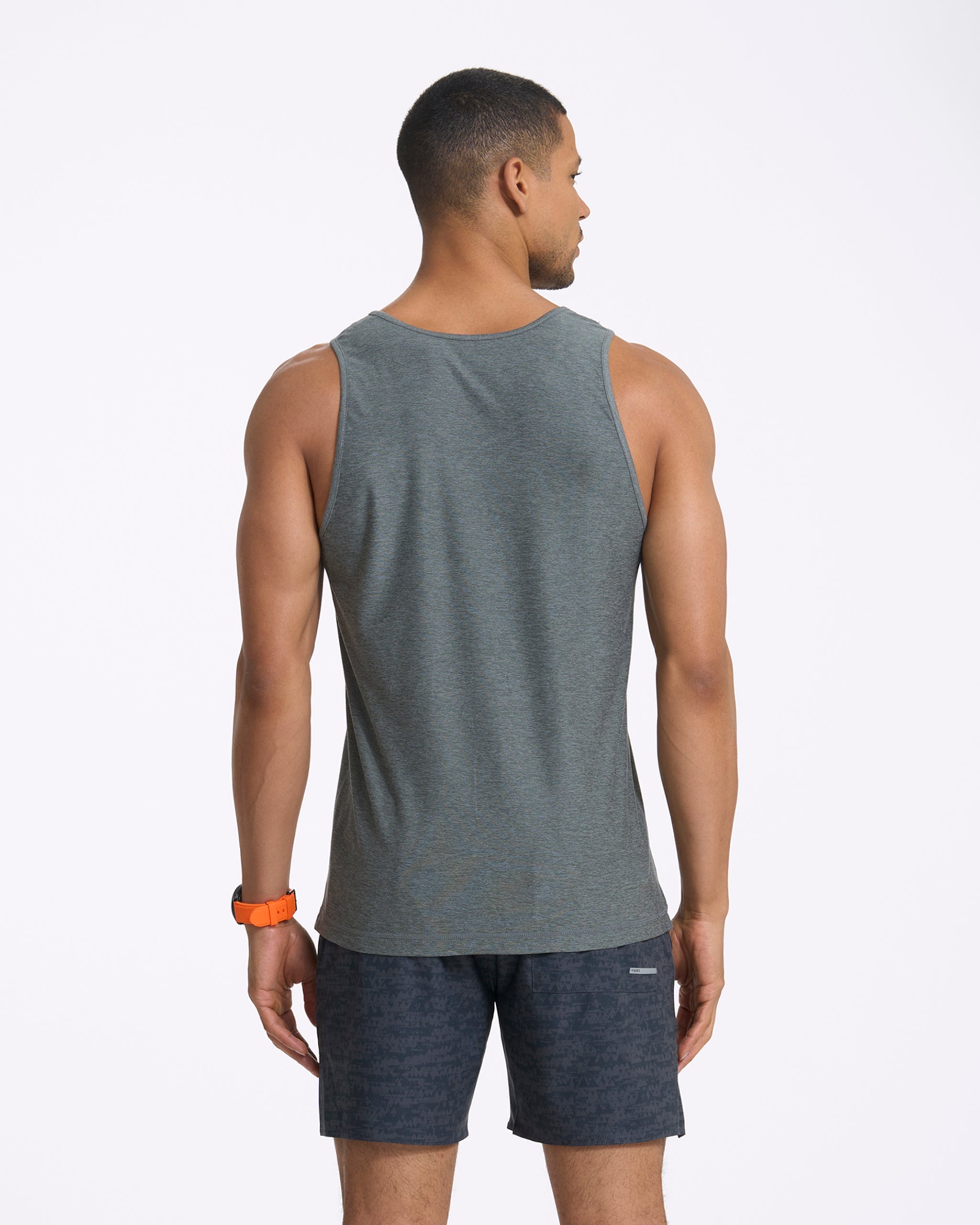 Strato Tech Tank | Dusty Pine Heather - Image 2