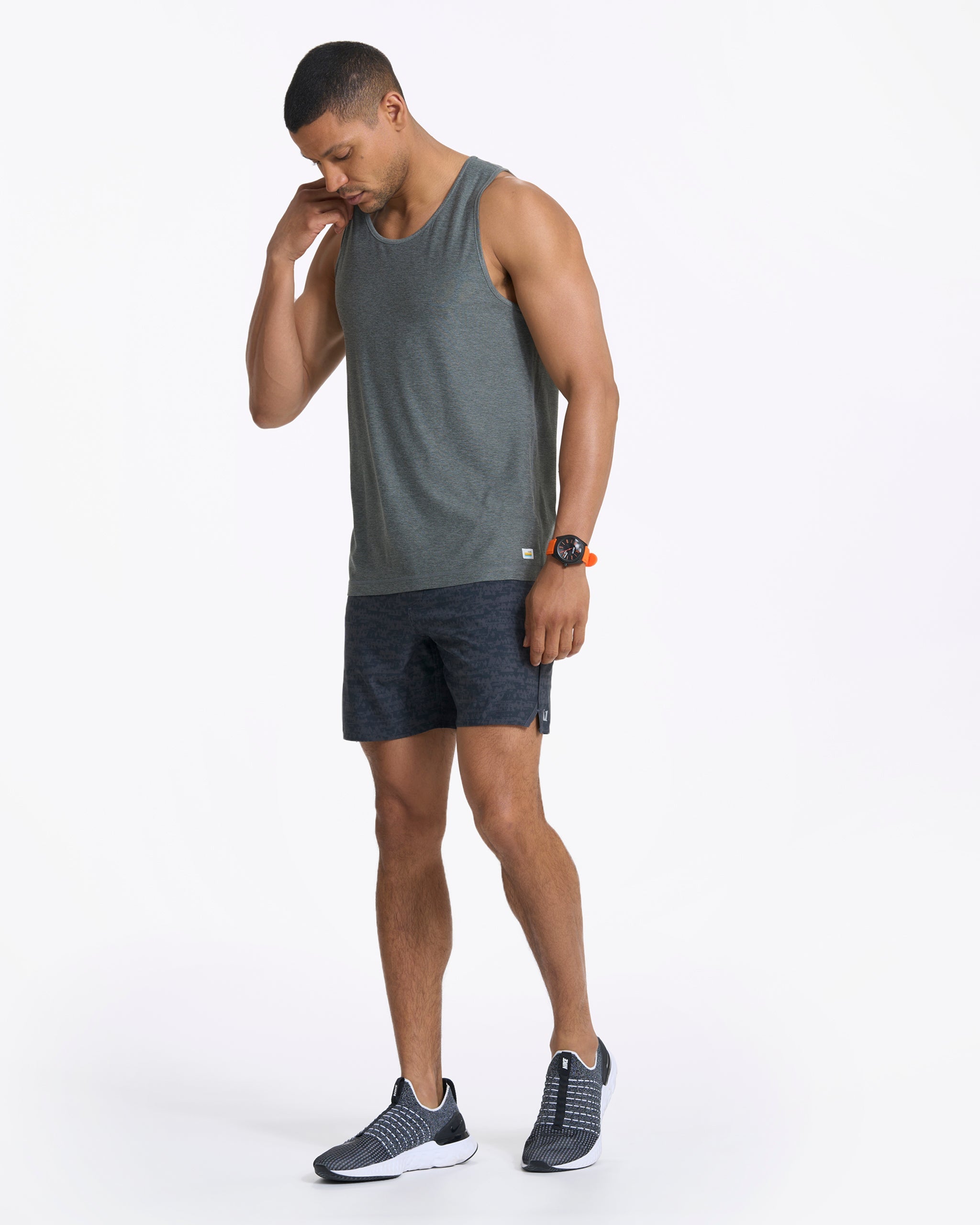 Strato Tech Tank | Dusty Pine Heather - Image 5