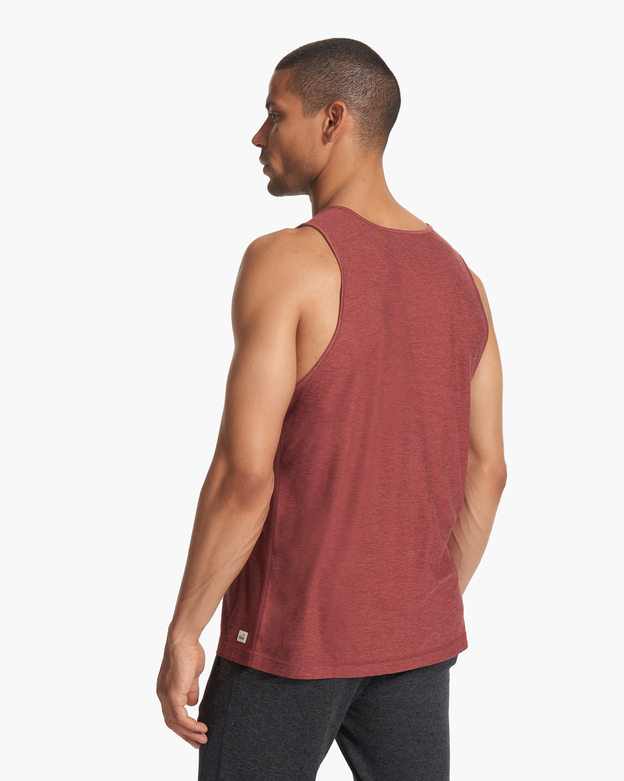 Strato Tech Tank | Earth Red Heather - Image 2
