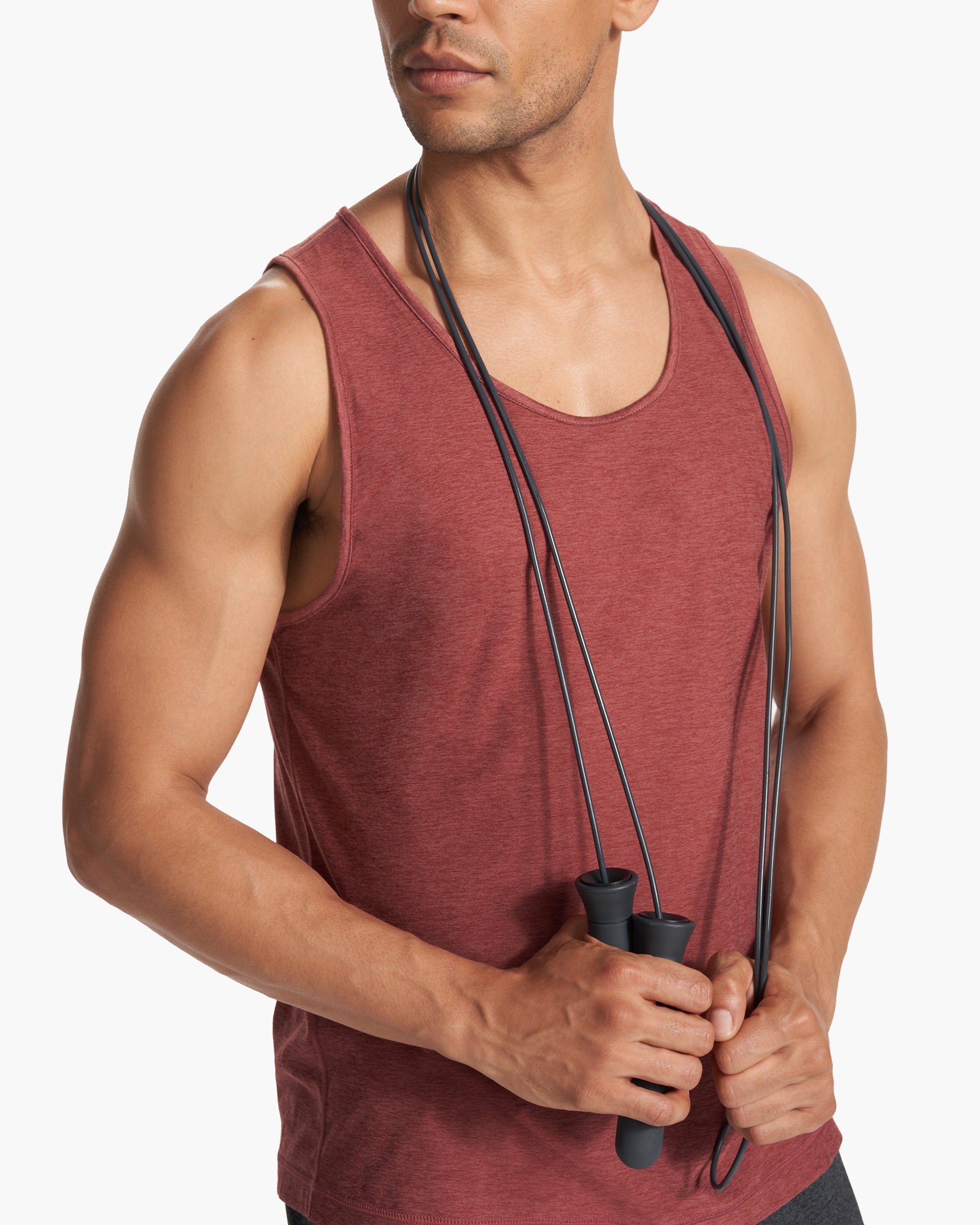 Strato Tech Tank | Earth Red Heather - Image 4