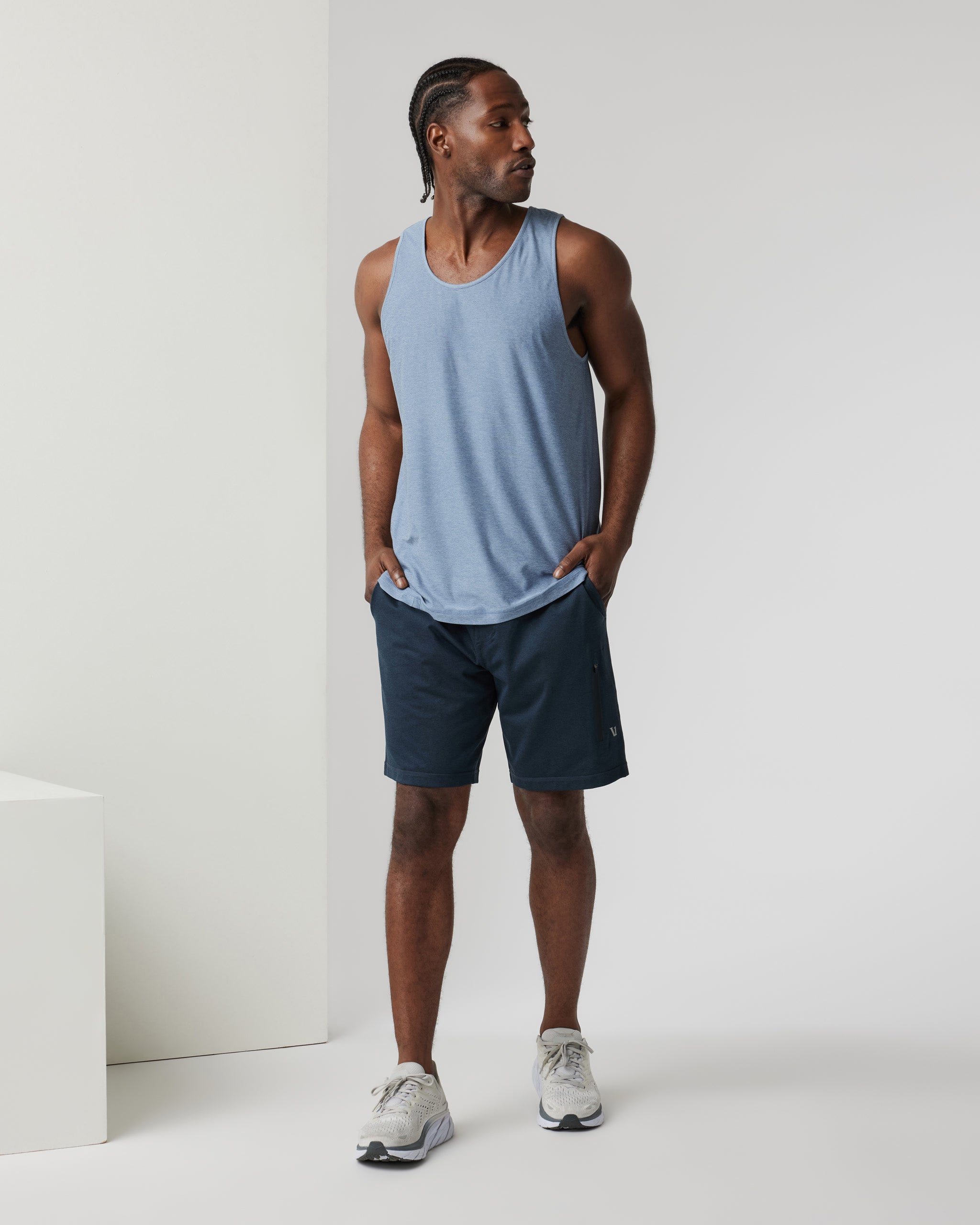 Strato Tech Tank | Chambray Heather - Image 3