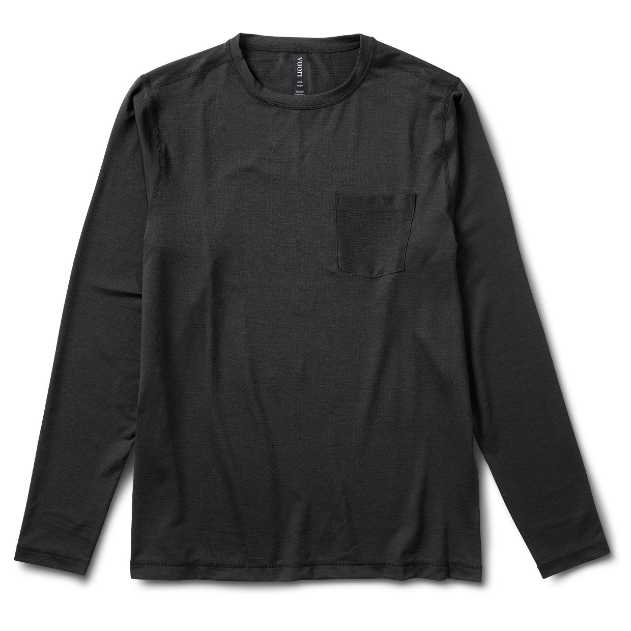 Long-Sleeve Tradewind Performance Tee | Black - Image 3