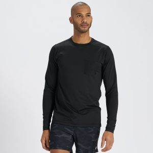 Long-Sleeve Tradewind Performance Tee | Black