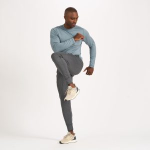 Long-Sleeve Tradewind Performance Tee | Steel Blue Heather