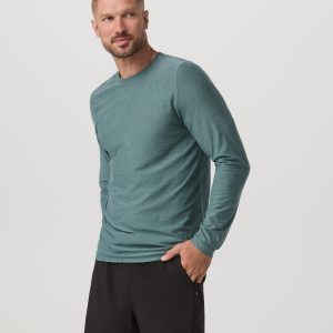 Long Sleeve Strato Tech Tee | Bluegrass Heather