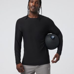 Long Sleeve Strato Tech Tee | Black