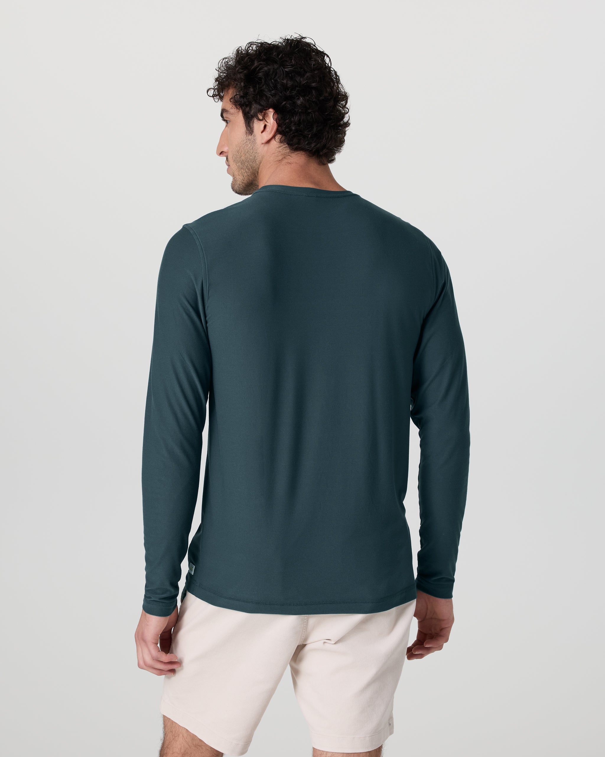 Long Sleeve Strato Tech Tee | Deep Sea - Image 2