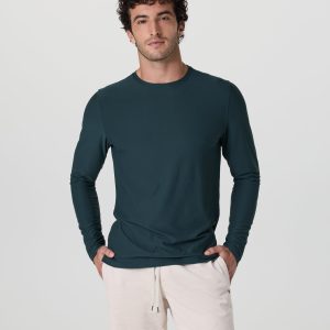 Long Sleeve Strato Tech Tee | Deep Sea