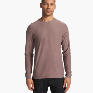 Long Sleeve Strato Tech Tee | Hazel Heather