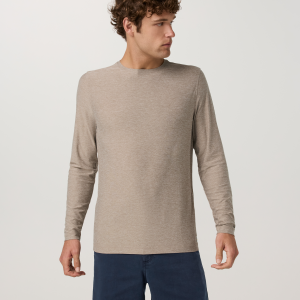 Long Sleeve Strato Tech Tee | Acorn Heather