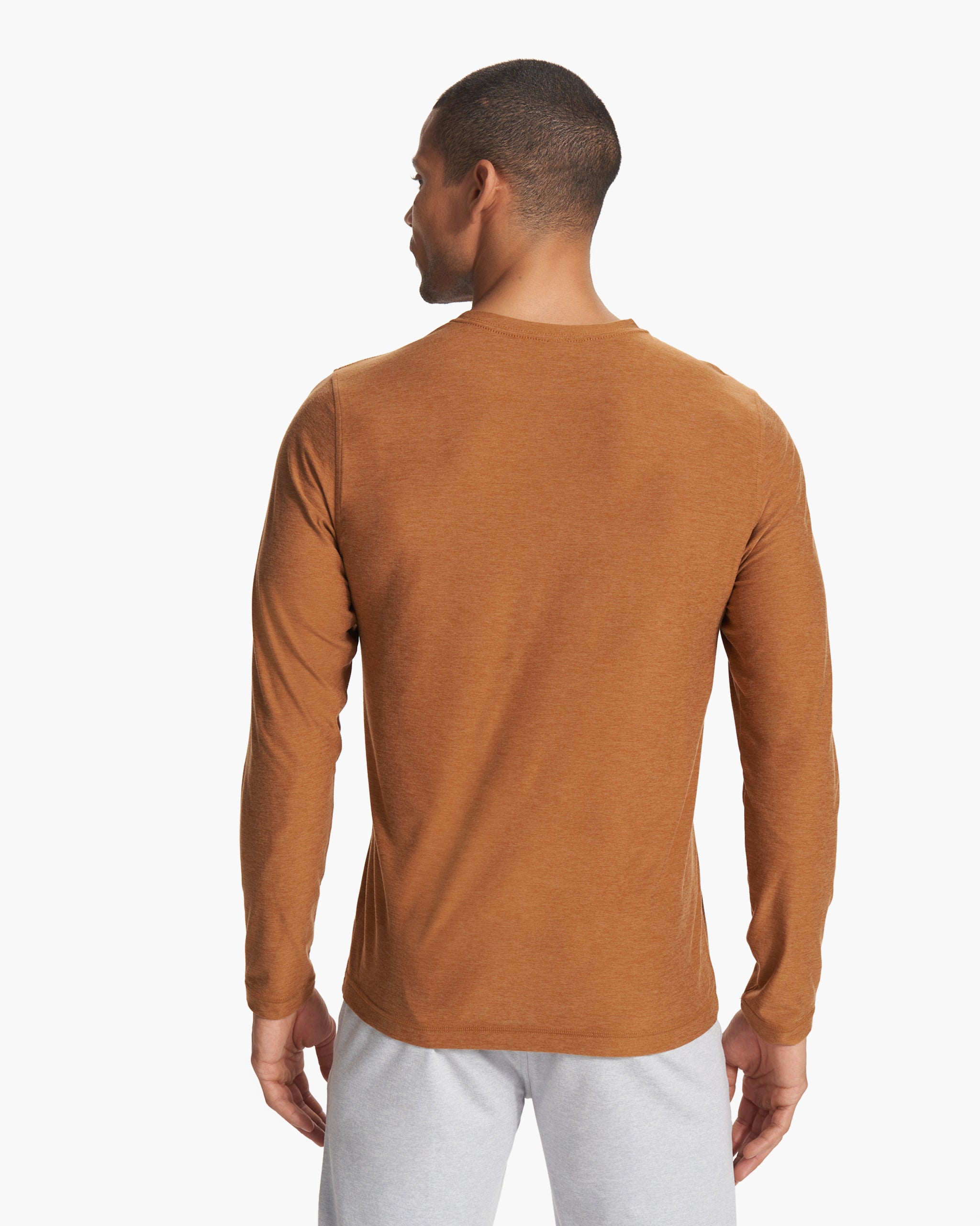 Long Sleeve Strato Tech Tee | Autumn Heather - Image 3