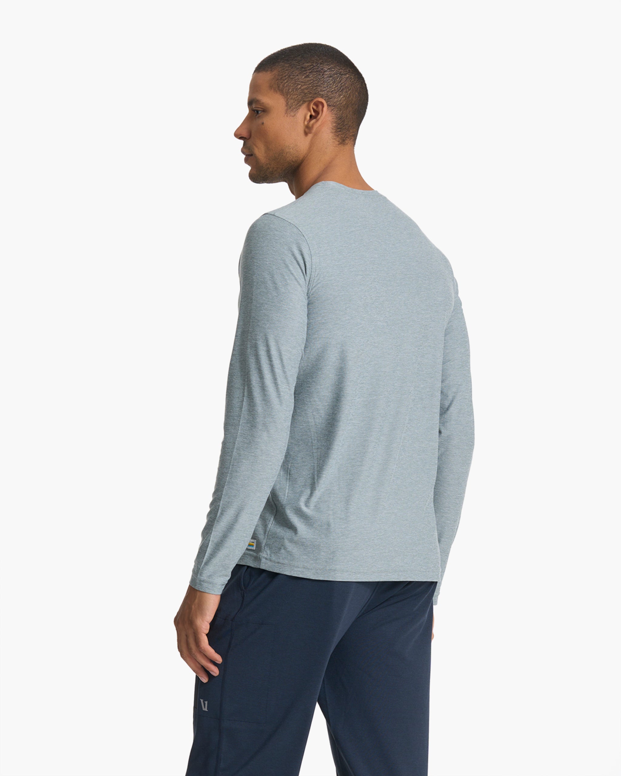 Long Sleeve Strato Tech Tee | Stormy Heather - Image 2