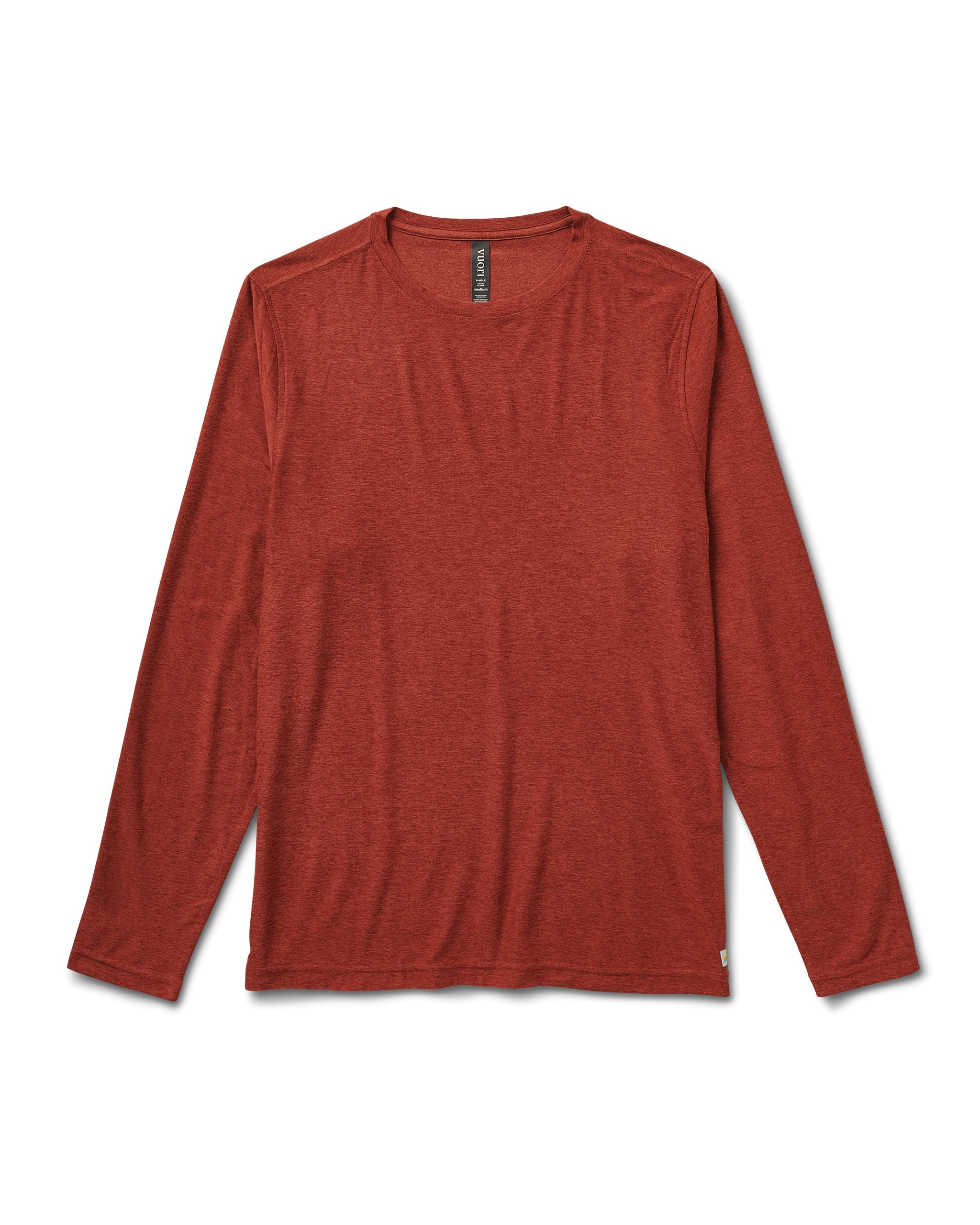 Long Sleeve Strato Tech Tee | Currant Heather - Image 5