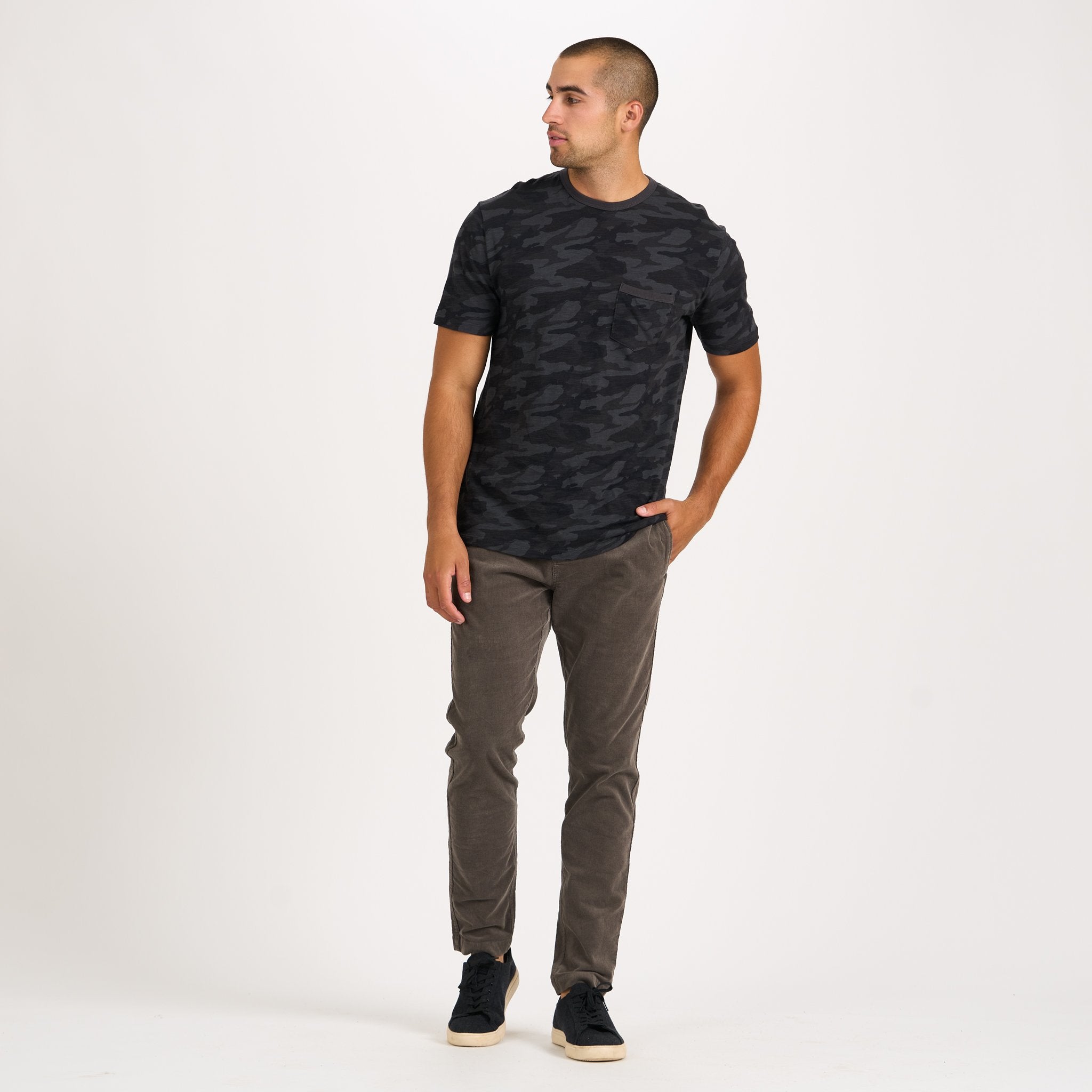 The Rise Tee | Black Camo - Image 3