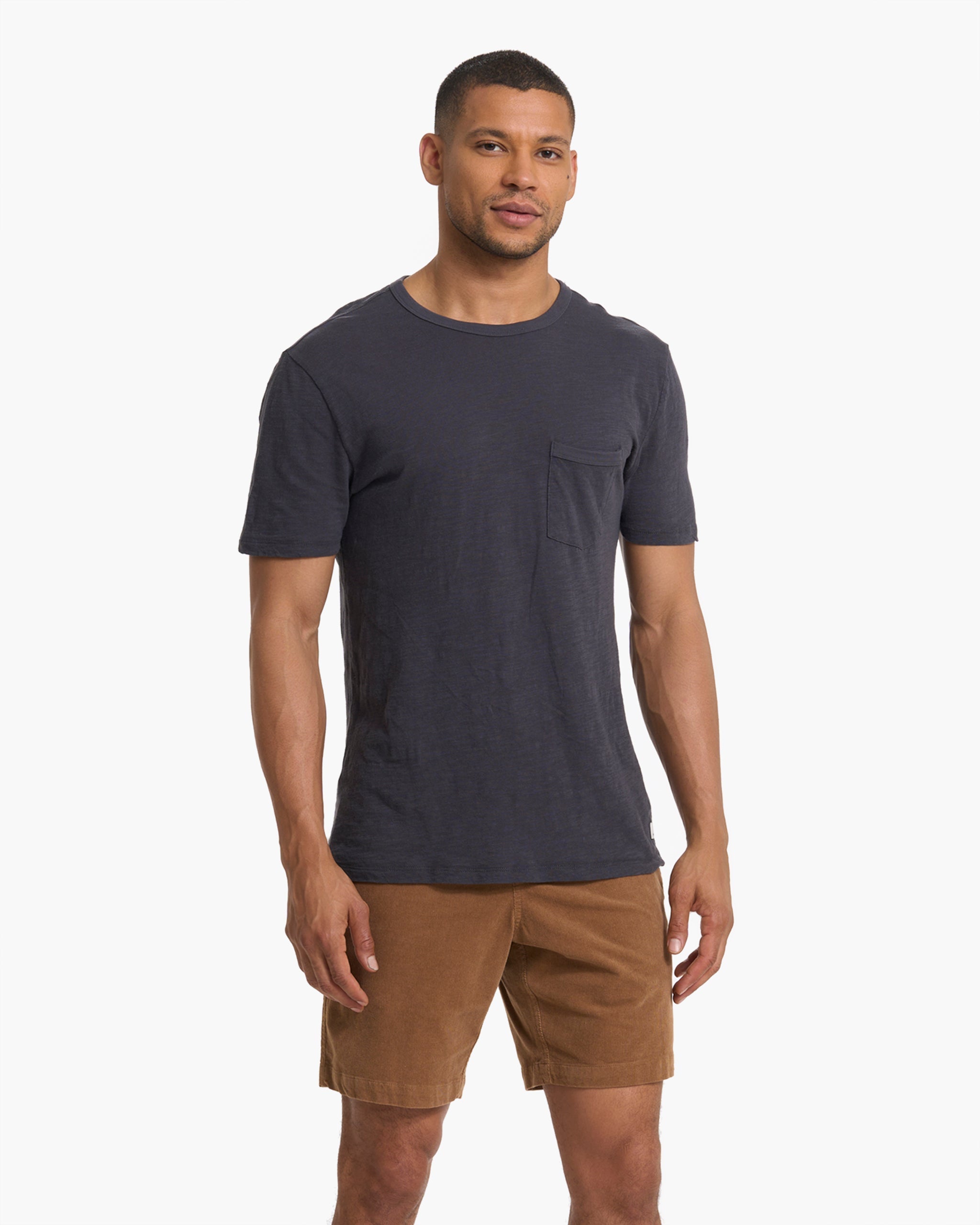 The Rise Tee | Charcoal
