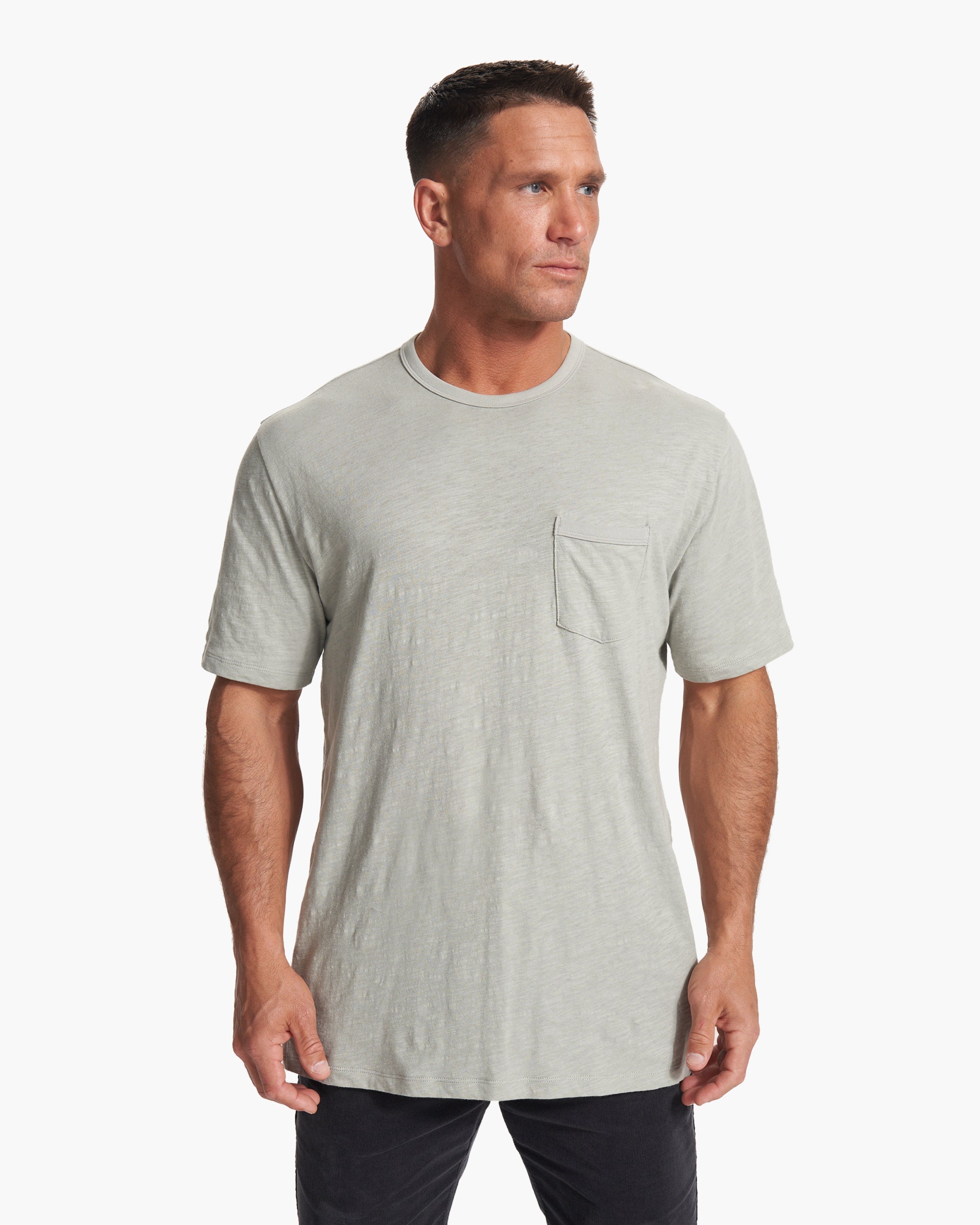 The Rise Tee | White Sage