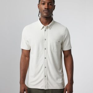 Short-Sleeve Ace Button Down | Cashew