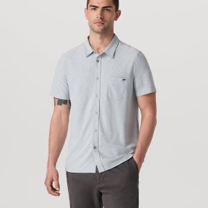 Short Sleeve Ace Button Down | Sea Glass