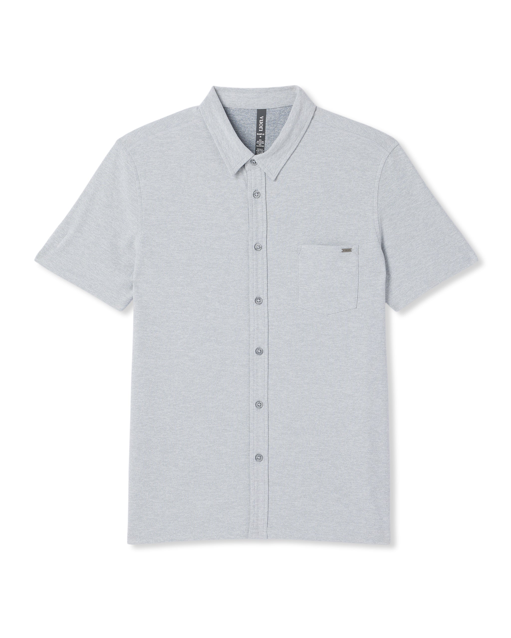 Short Sleeve Ace Button Down | Sea Glass - Image 6