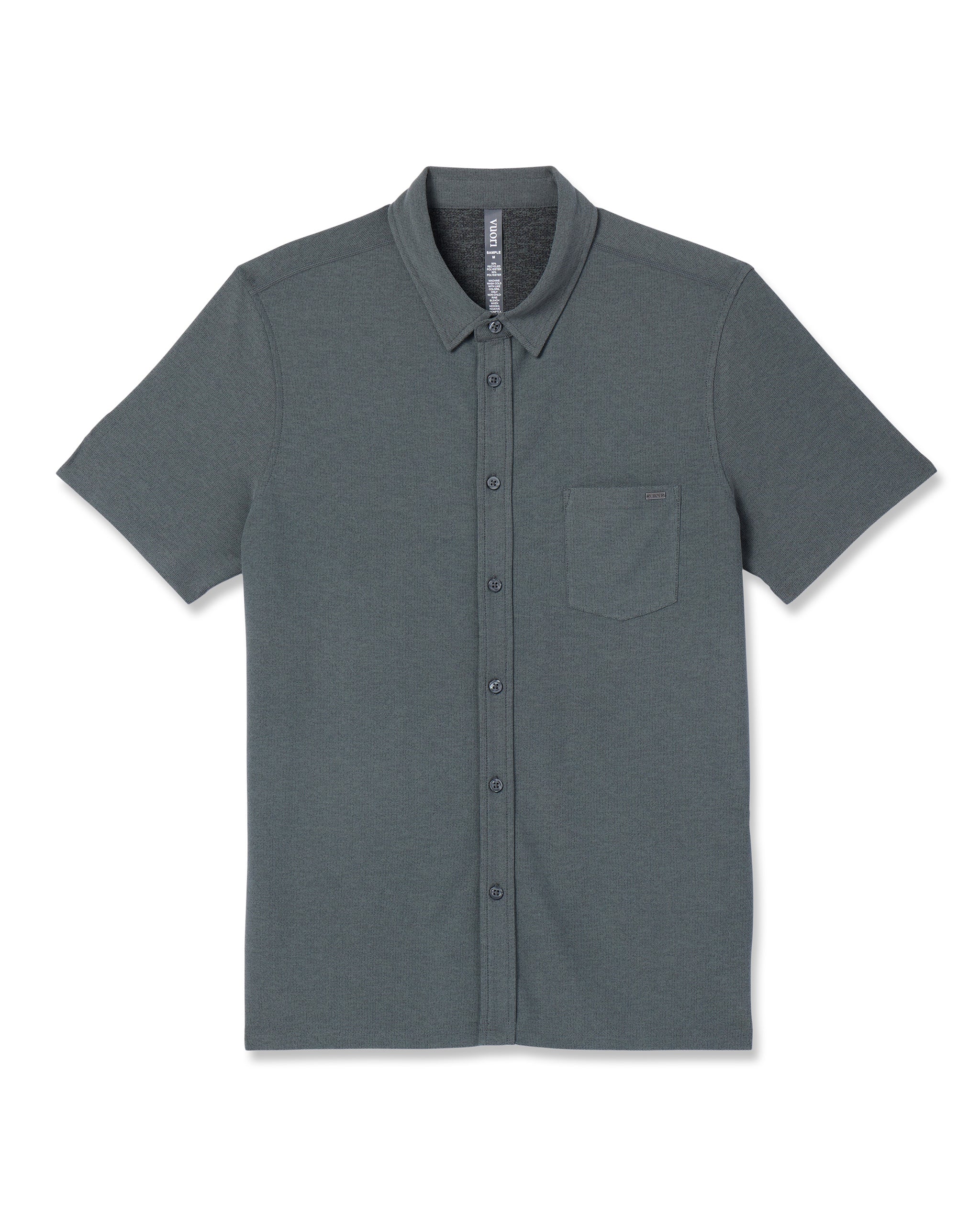 Short-Sleeve Ace Button Down | Smoked Beryl - Image 4