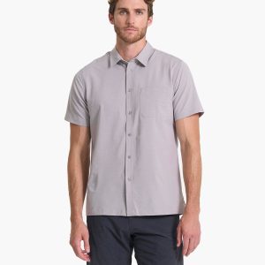 Short Sleeve Bridge Button Down | Fog