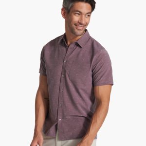 Short Sleeve Bridge Button Down | Hazel Dot