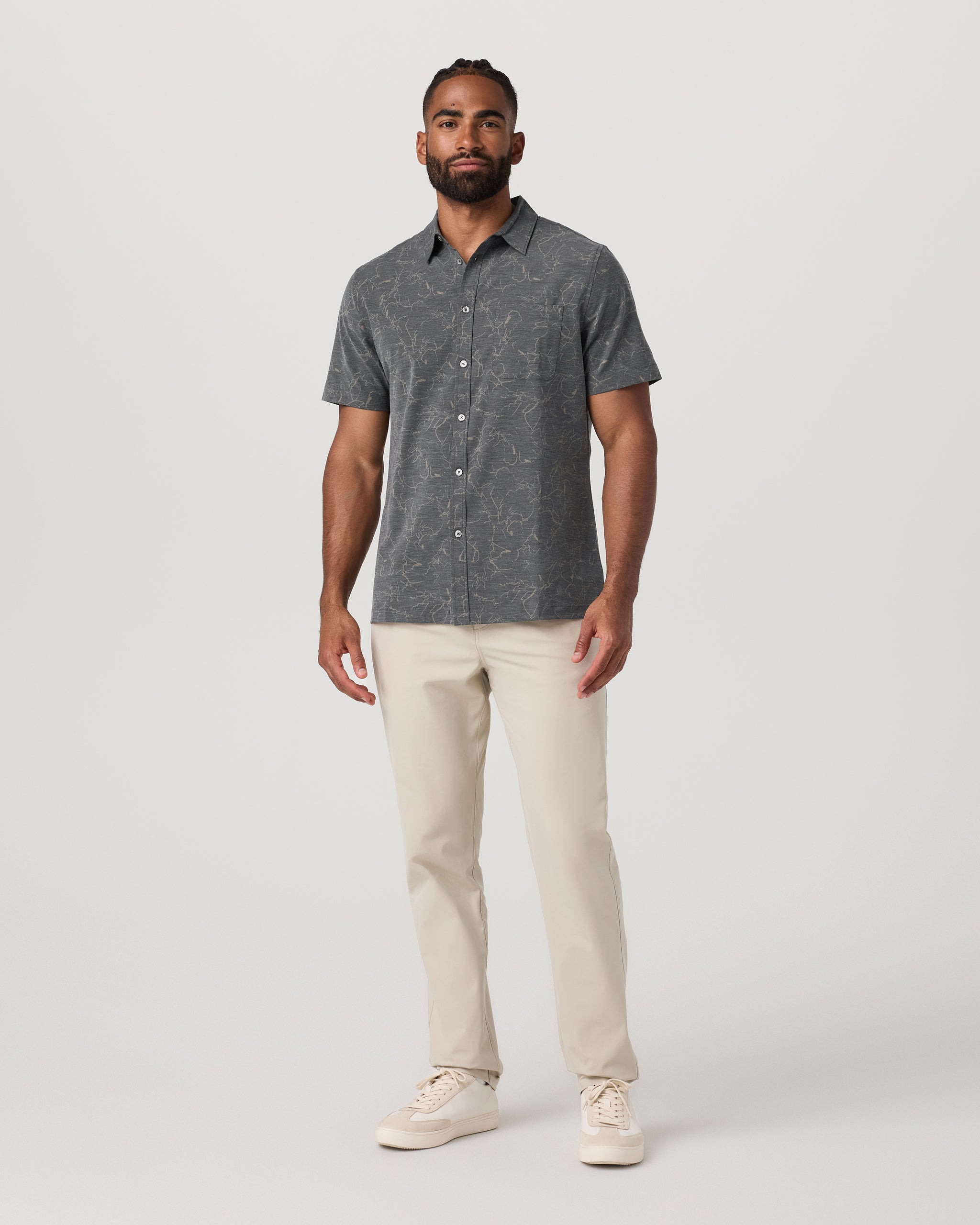 Short Sleeve Bridge Button Down | Root Drawn - Image 5