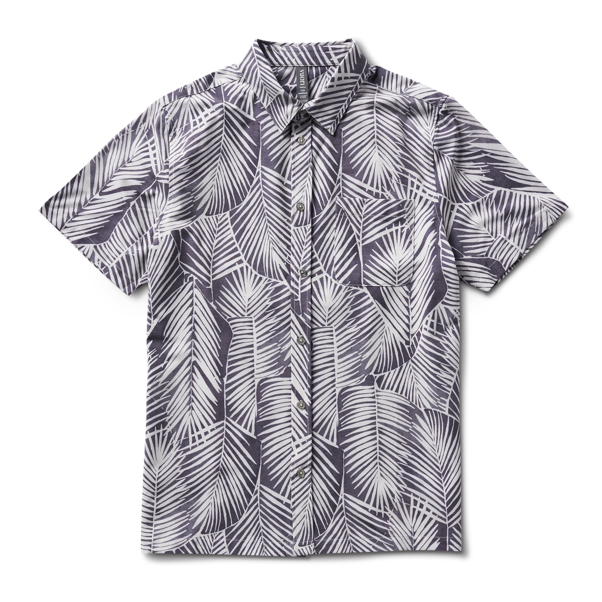 Short-Sleeve Bridge Button Down | Smoke Fronds - Image 5