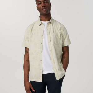 Short Sleeve Bridge Button Down | Sandalwood Fleur
