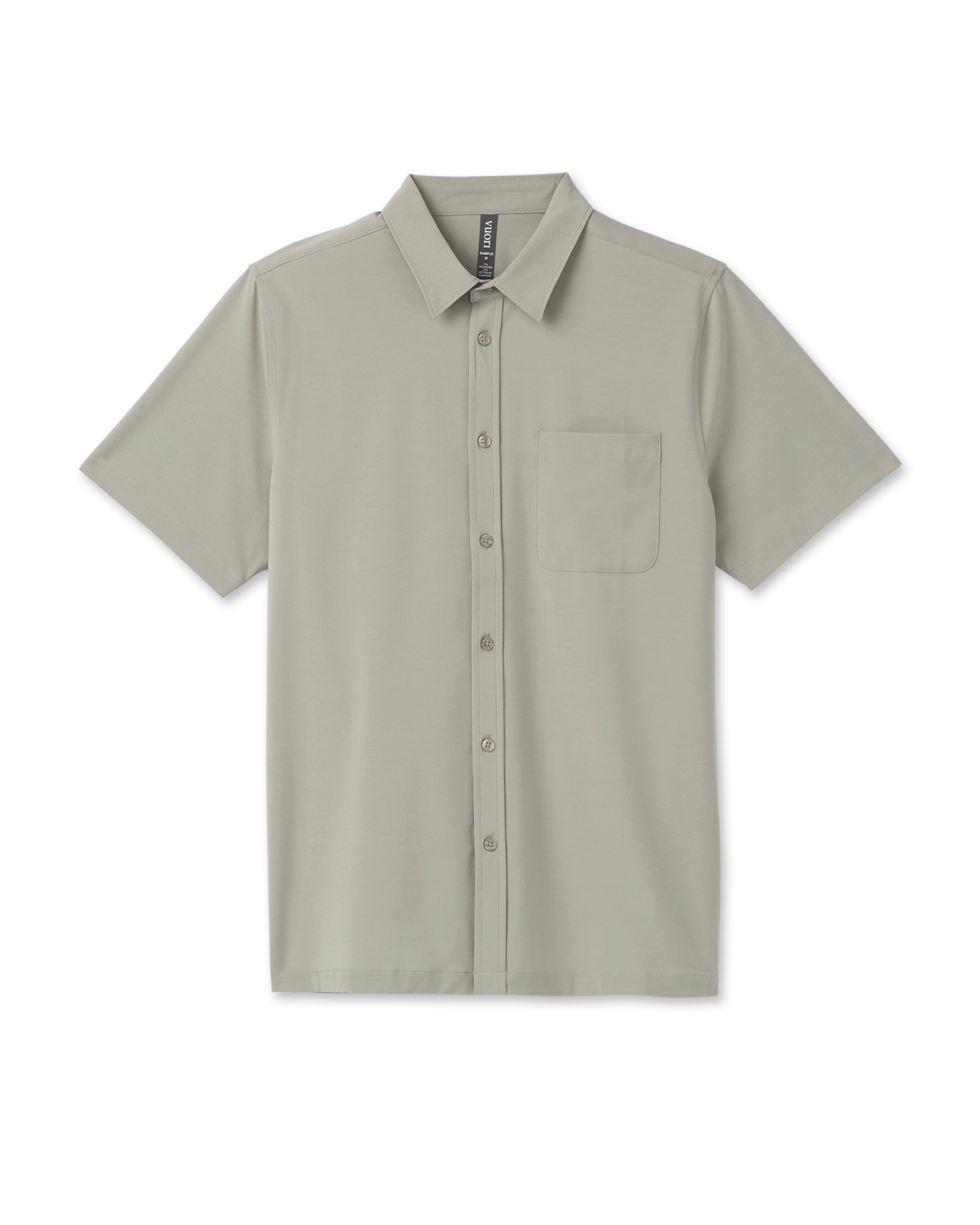 Short Sleeve Bridge Button Down | White Sage - Image 7