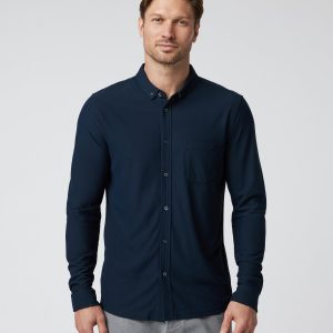 Long Sleeve Ace Button-Down | Ink