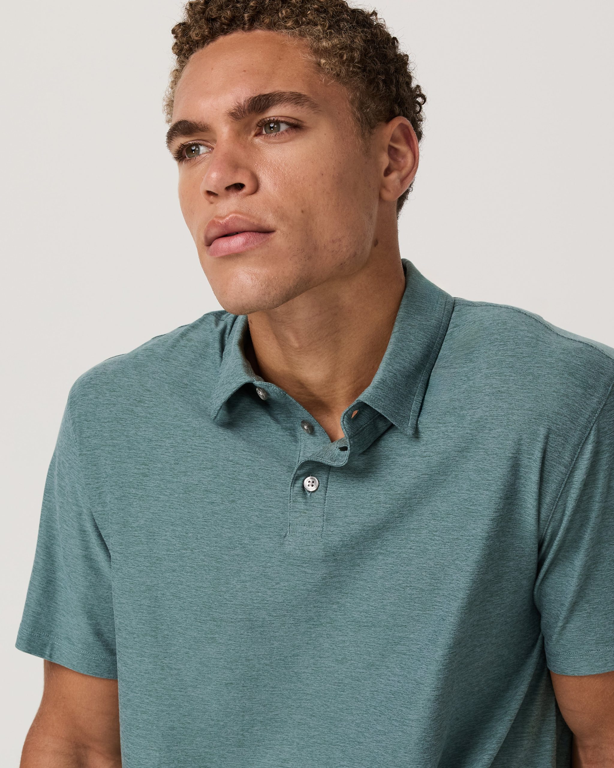 Strato Tech Polo | Bluegrass Heather - Image 2