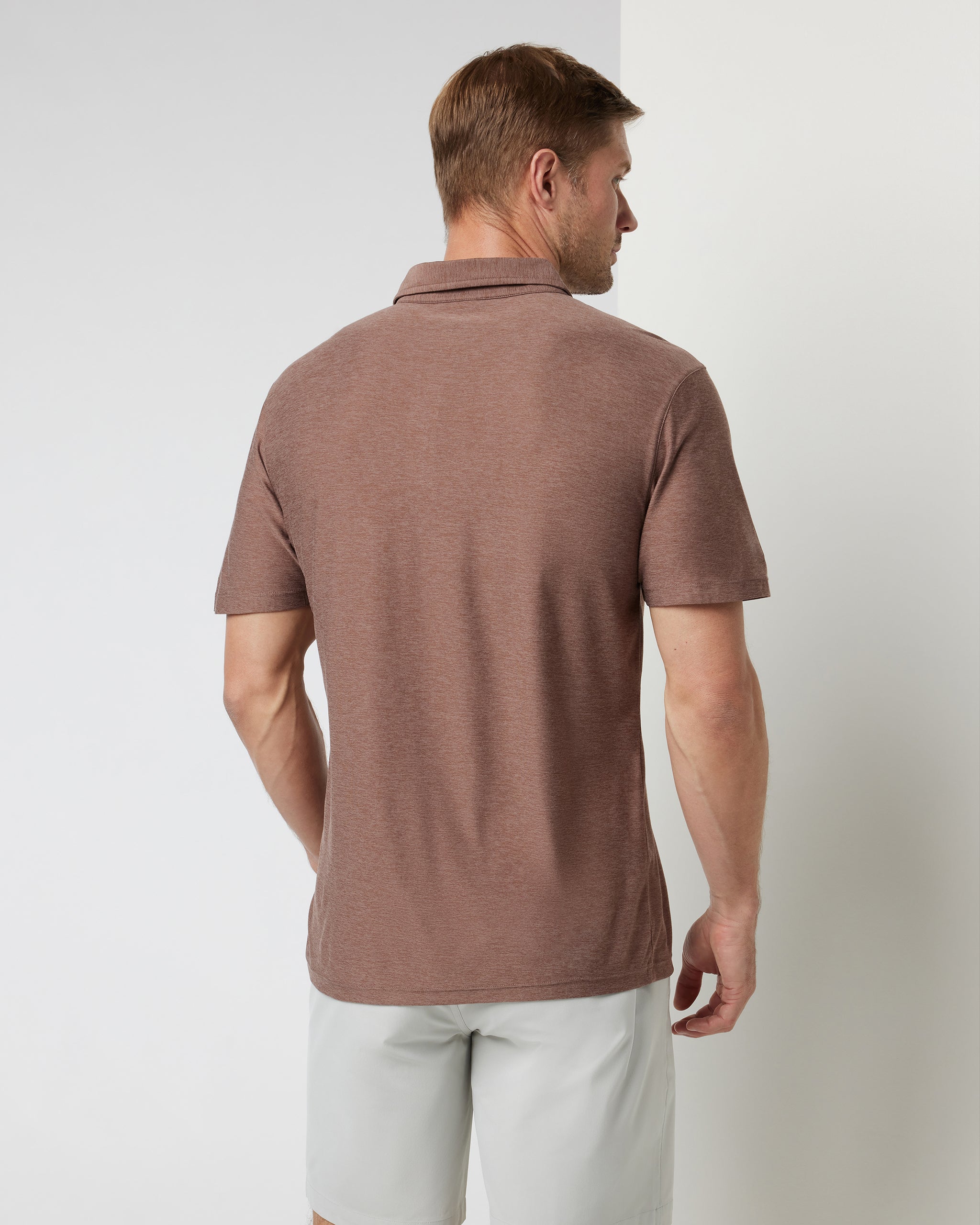 Strato Tech Polo | Clove Heather - Image 2