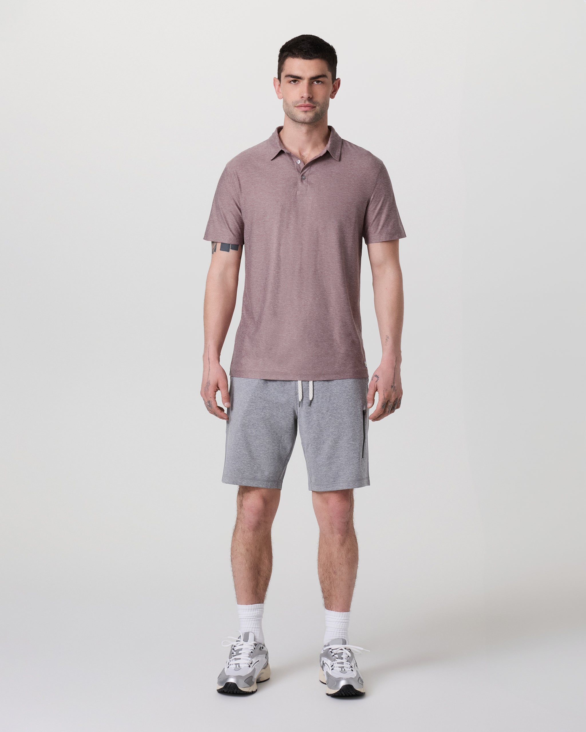 Strato Tech Polo | Dark Umber Heather - Image 5