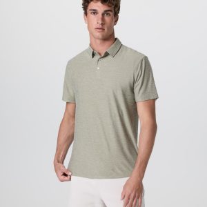 Strato Tech Polo | Agave Green Heather