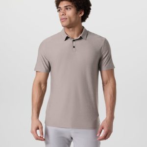 Strato Tech Polo | Mocha Heather