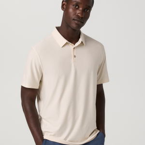 Strato Tech Polo | Milkweed Heather