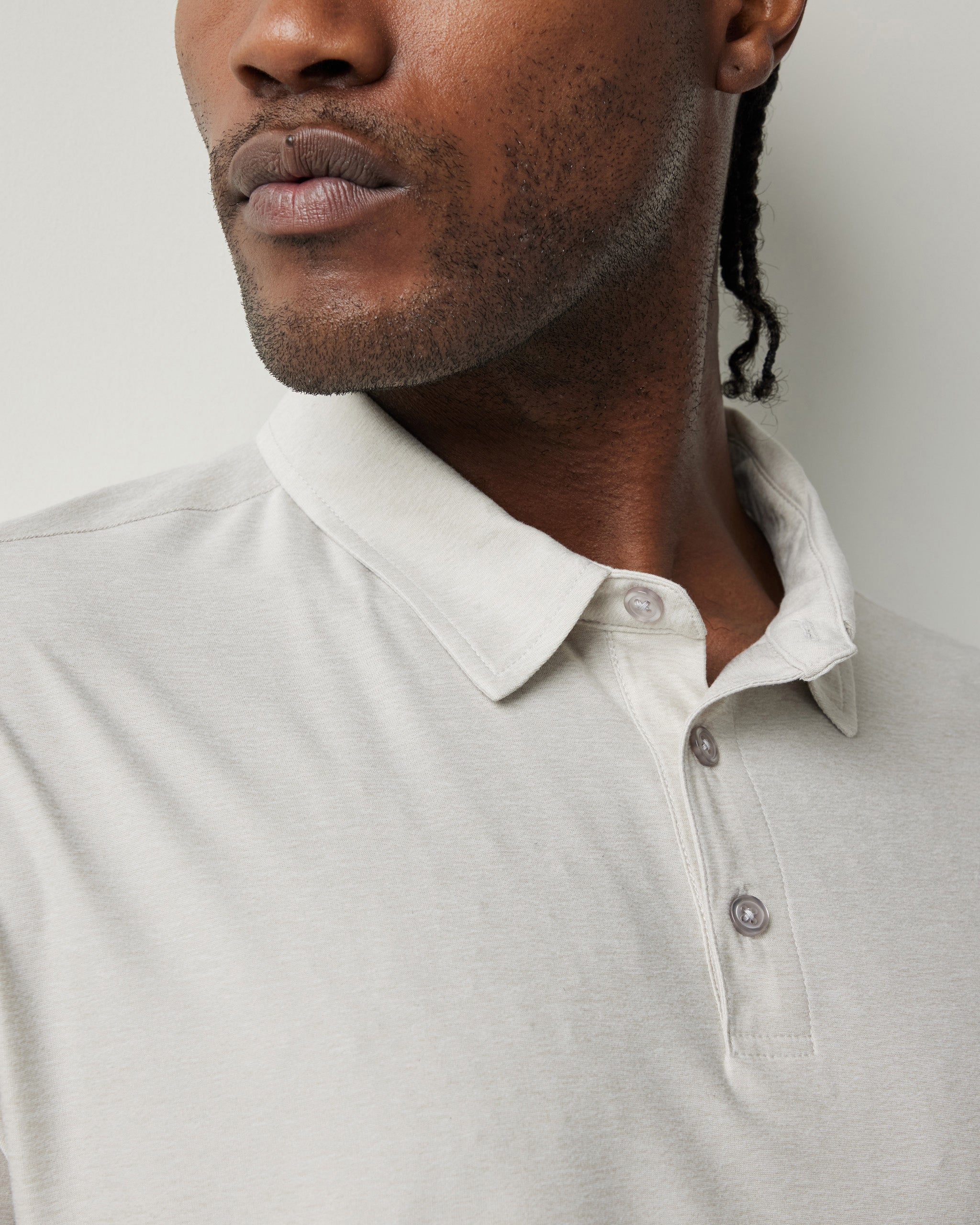 Strato Tech Polo | Salt Heather - Image 2