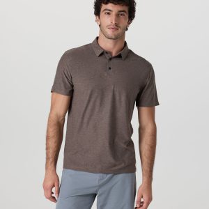 Strato Tech Polo | Warm Grey Heather