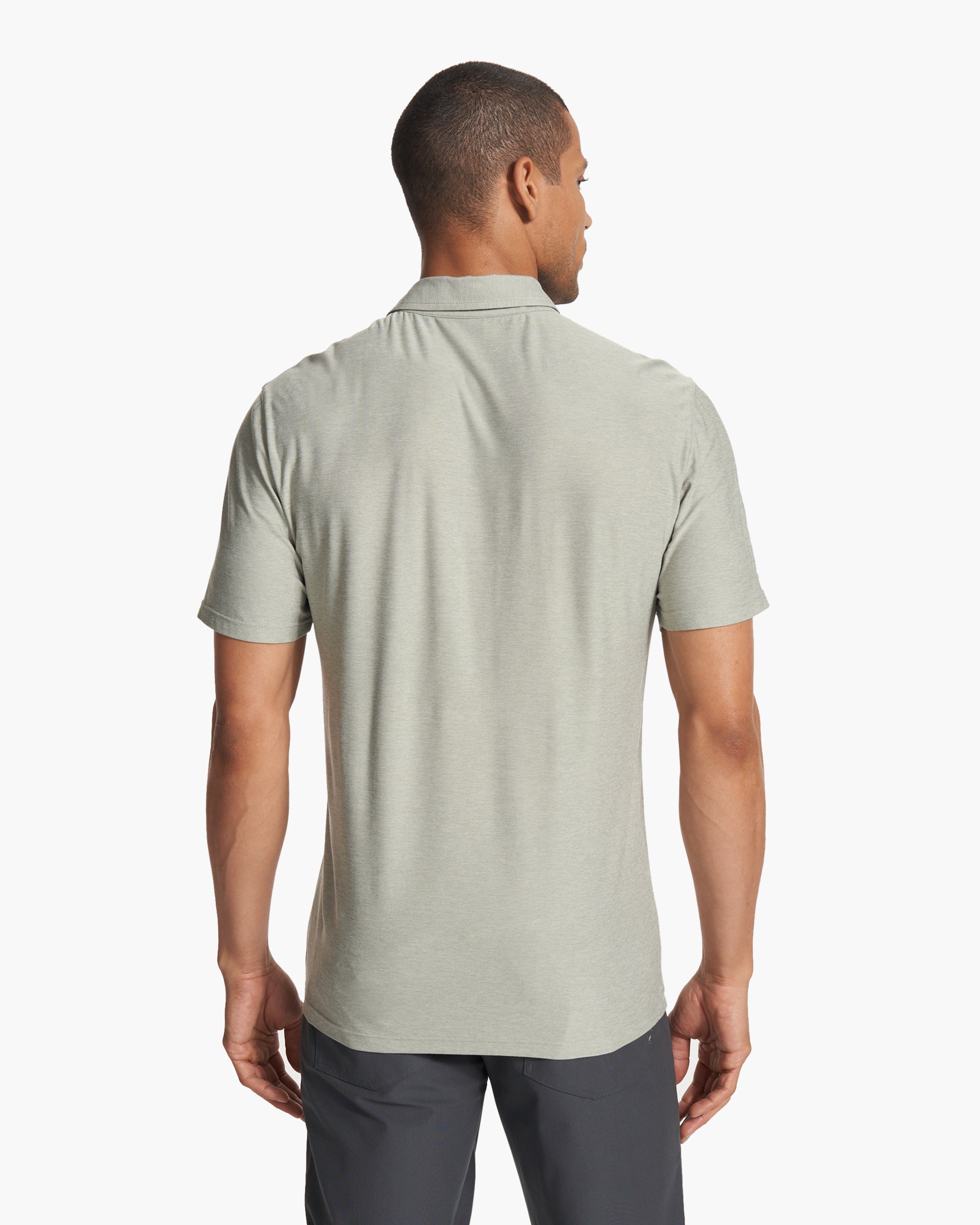 Strato Tech Polo | White Sage Heather - Image 4