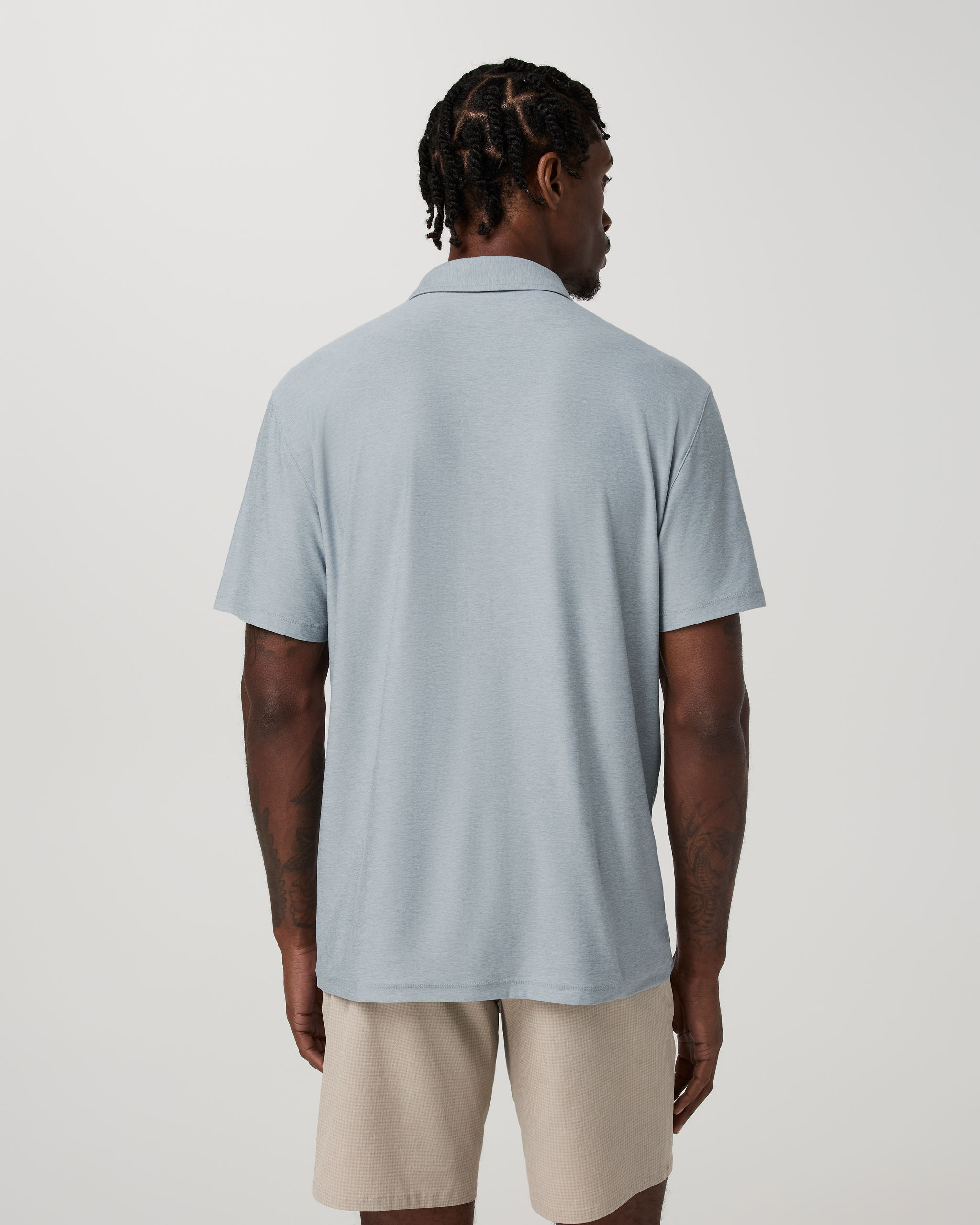 Strato Tech Polo | Raindrop Heather - Image 4