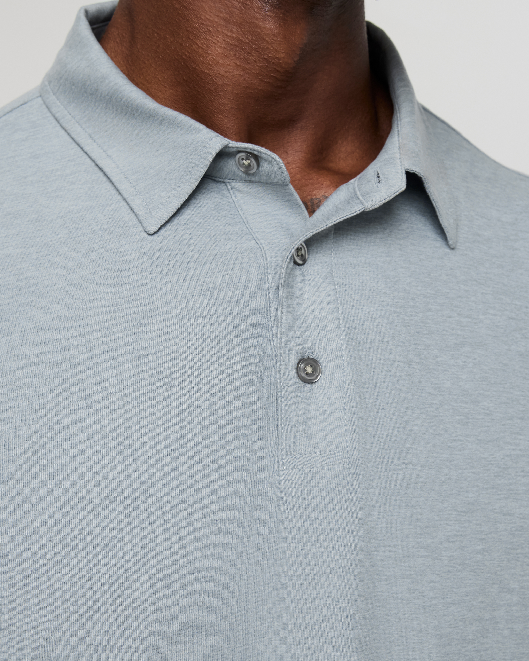 Strato Tech Polo | Raindrop Heather - Image 2