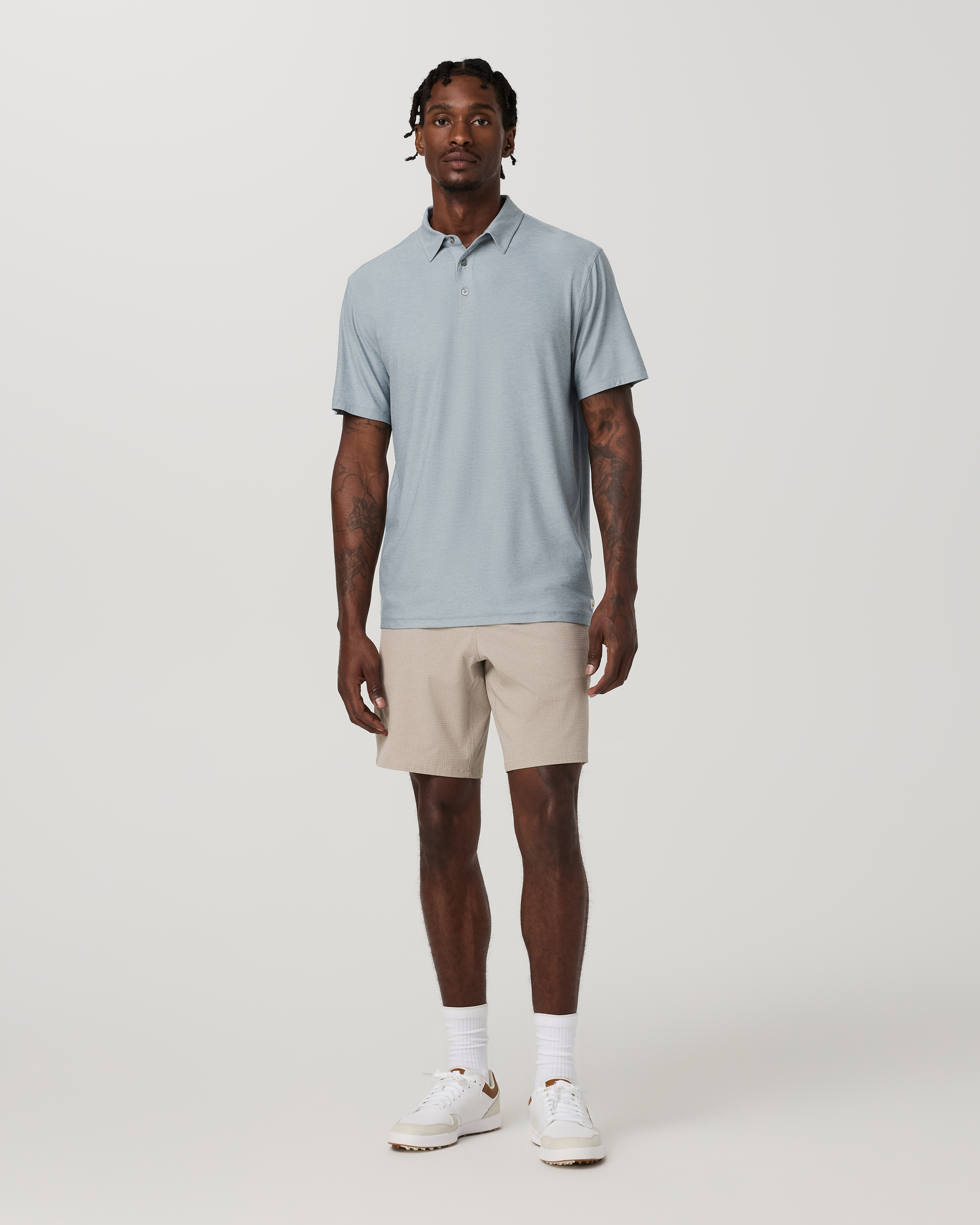 Strato Tech Polo | Raindrop Heather - Image 3