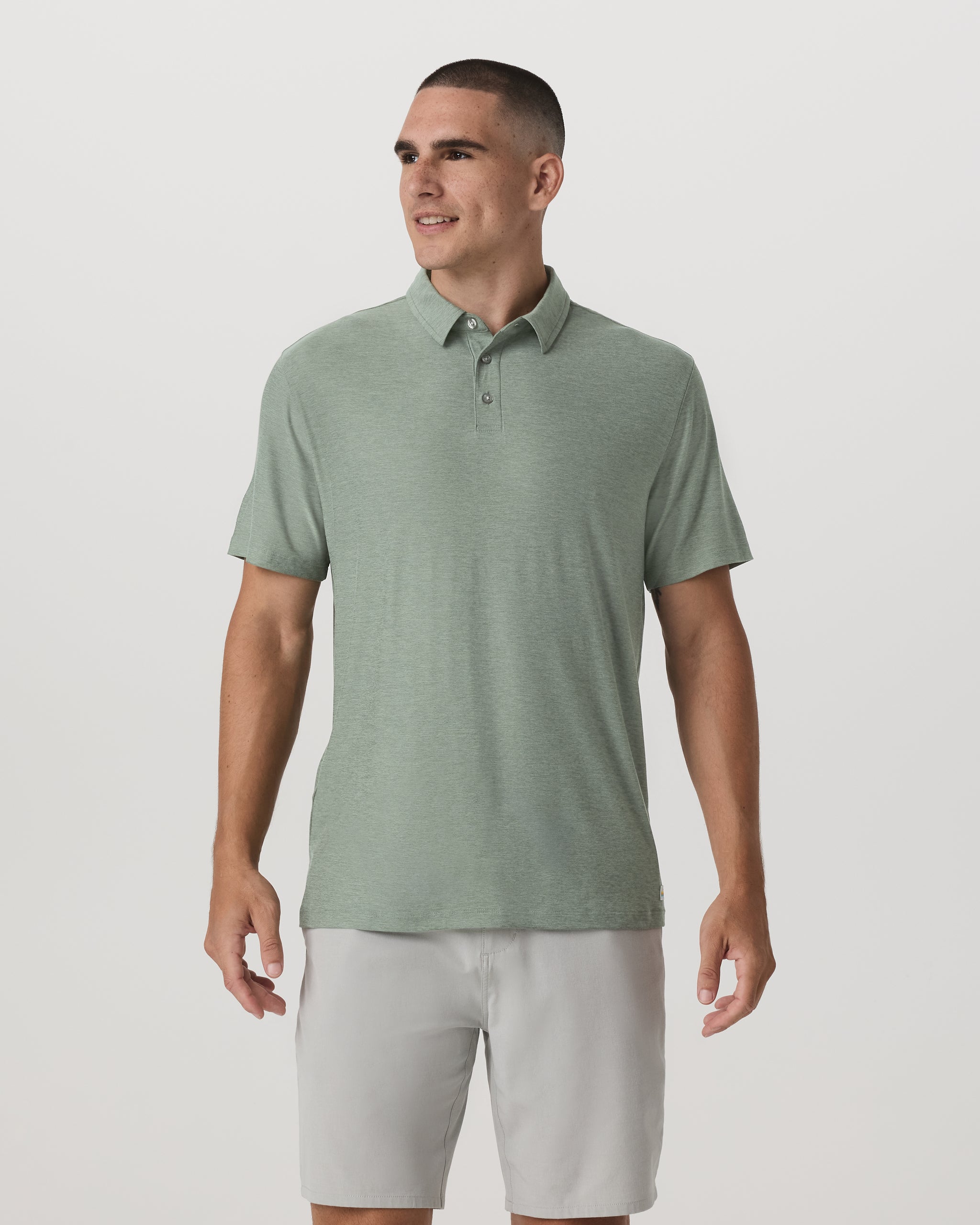 Strato Tech Polo | Thyme Heather - Image 6